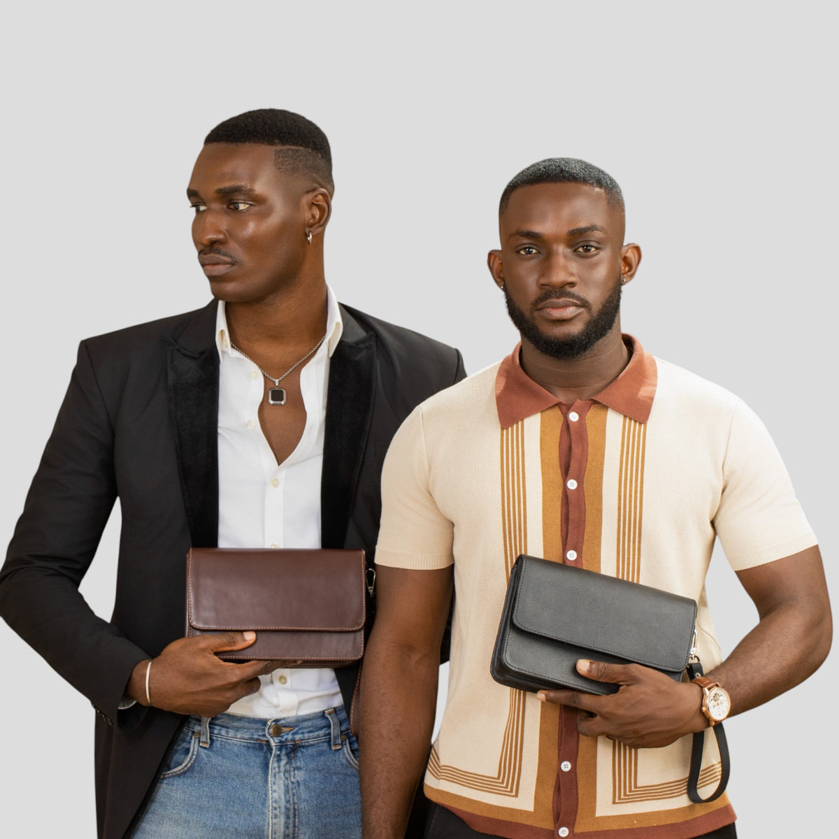 The zachi clutch bag