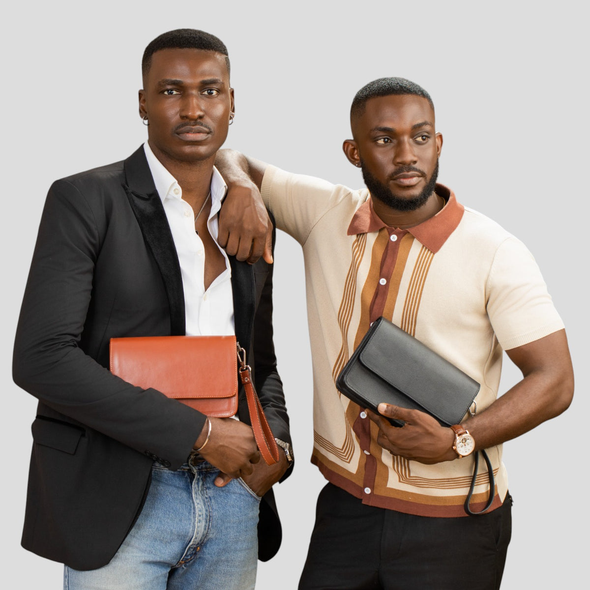 The zachi clutch bag