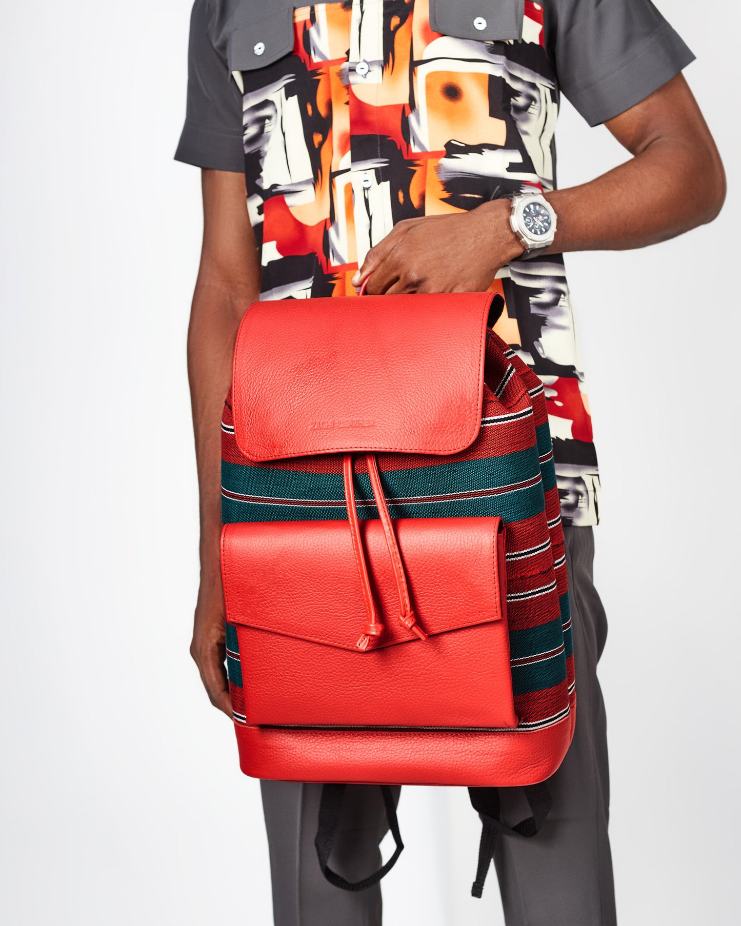 Aso oke backpack